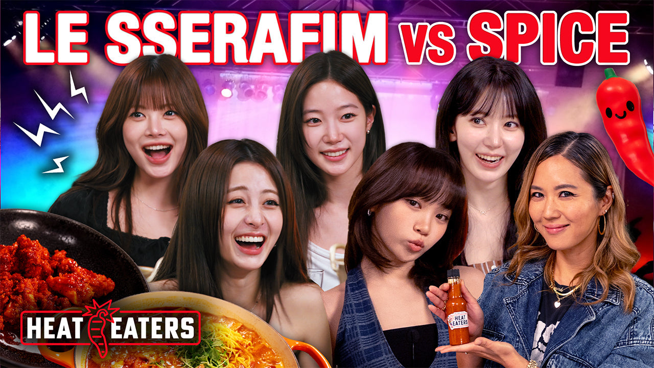 Le Sserafim (르세라핌) Eats the Spiciest Meal of Their Life | Heat Eaters