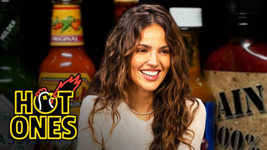 Eiza González Cries on Command While Eating Spicy Wings