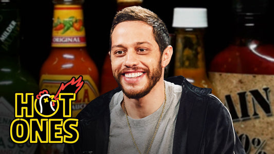 Pete Davidson Drinks All the Milk While Eating Spicy Wings