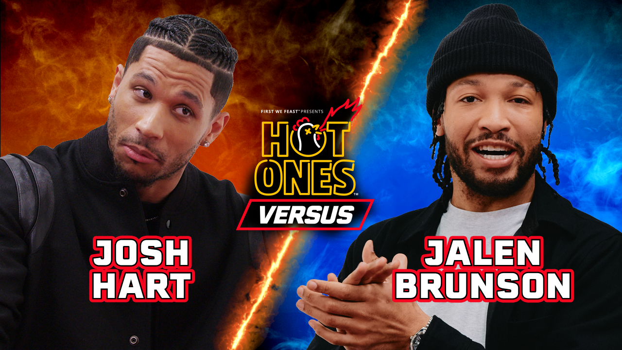 Jalen Brunson vs. Josh Hart | Hot Ones Versus