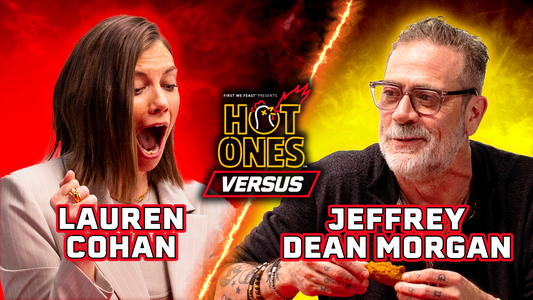 Lauren Cohan vs. Jeffrey Dean Morgan | Hot Ones Versus