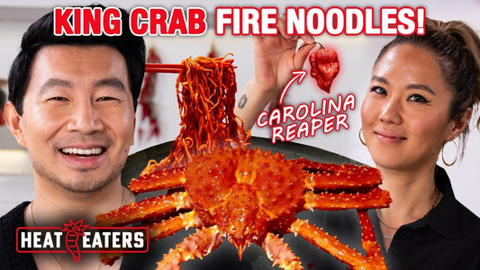 Simu Liu Eats the Spiciest Meal of His Life