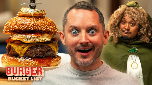 Elijah Wood Gets a Burger Master Class