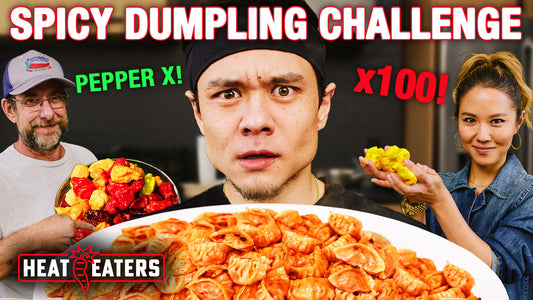 Matt Stonie Takes on the 100 Dumpling Pepper X Challenge