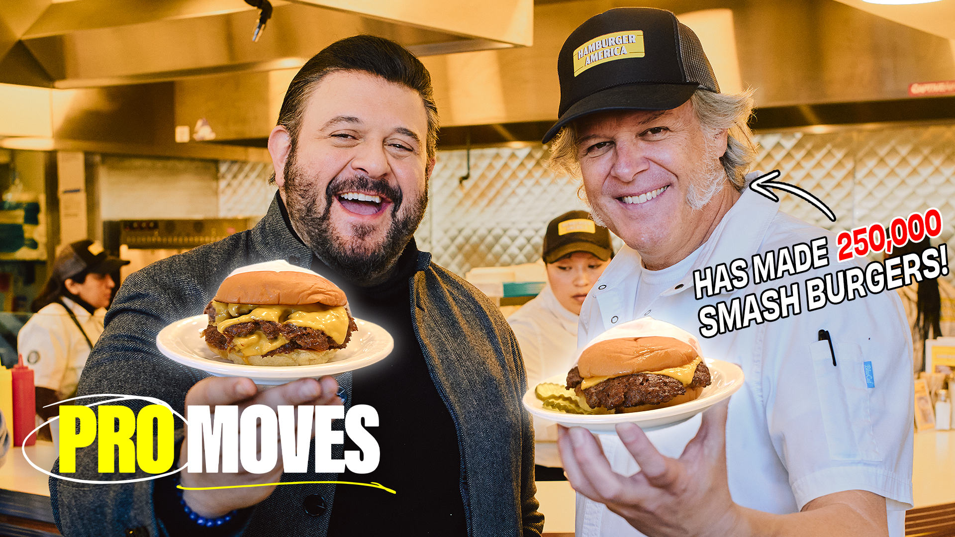 Smash Burger Master Class with George Motz and Adam Richman