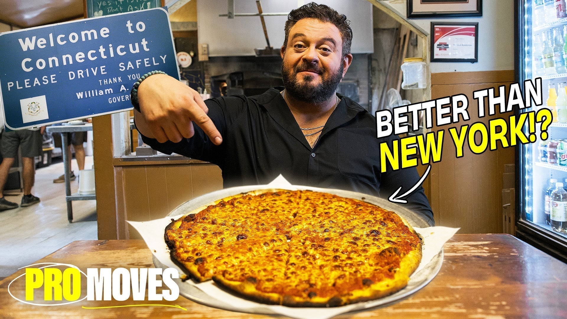 Adam Richman Explores the Pizza Capital of the World (New Haven, CT)