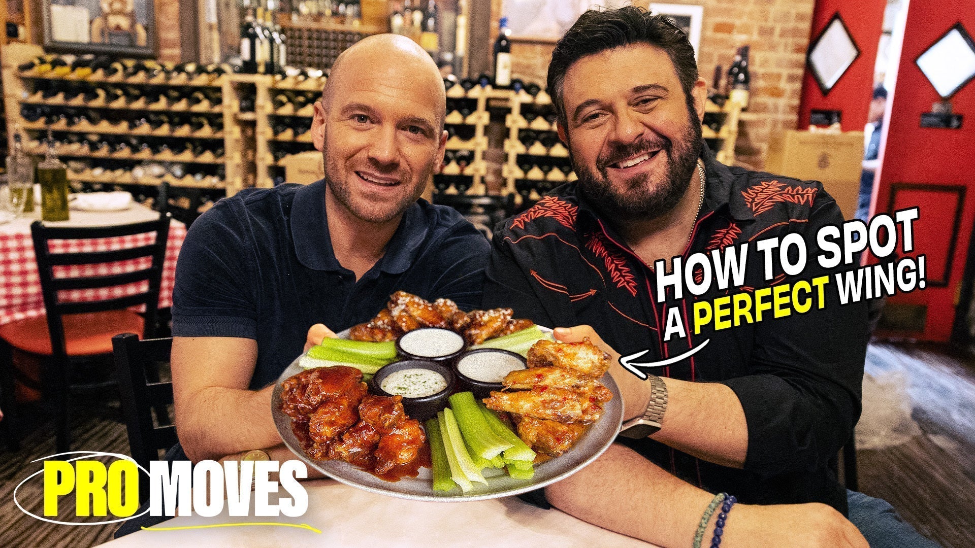 Can Adam Richman Impress Sean Evans with a “Secret” Chicken Wing?