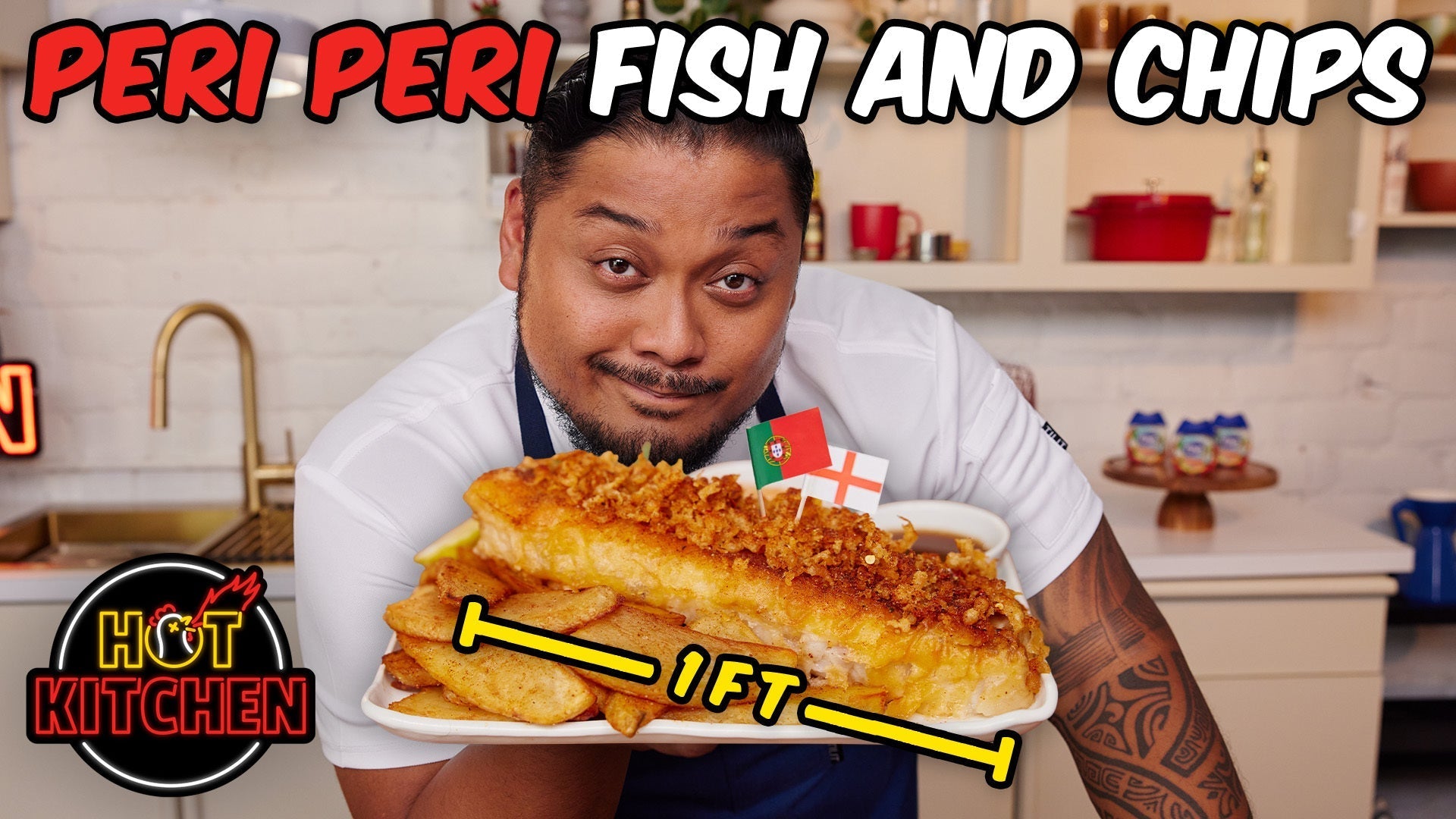 Can We Make The ULTIMATE Fish and Chips? (England vs. Portugal!)