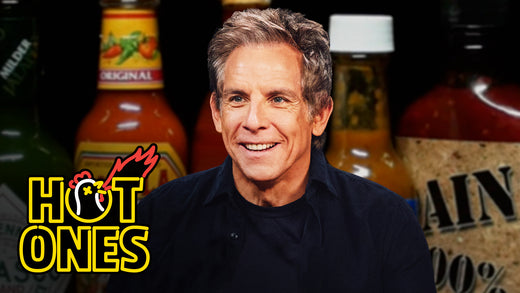 Ben Stiller Giggles Uncontrollably While Eating Spicy Wings