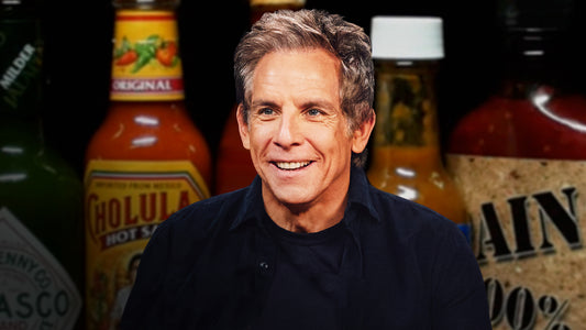 Ben Stiller Giggles Uncontrollably While Eating Spicy Wings