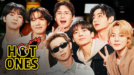 BTS Breaks Another Record While Eating Spicy Wings