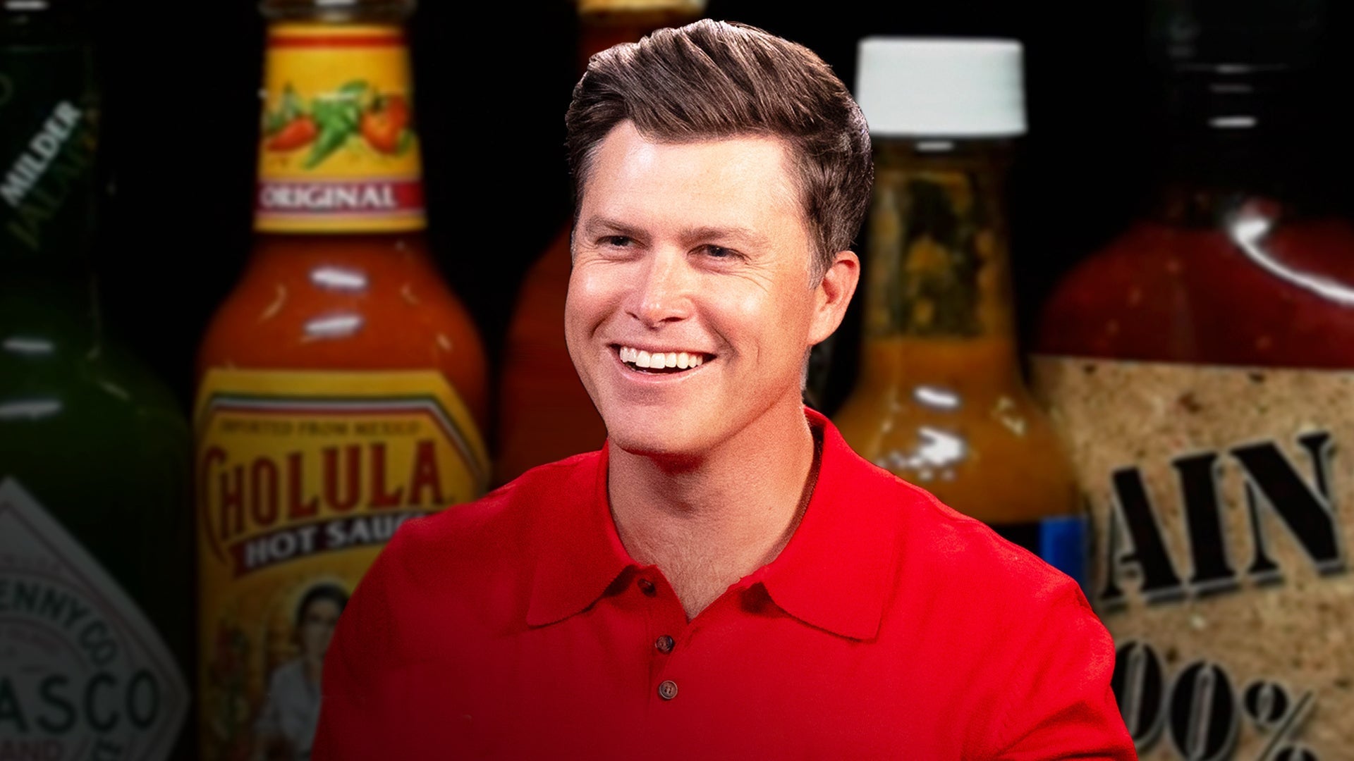 Colin Jost Fights Fire With Fire While Eating Spicy Wings