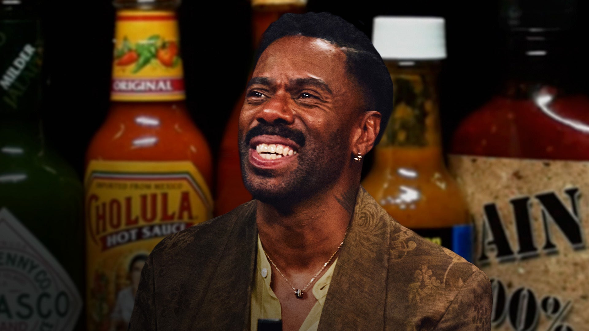 Colman Domingo Escapes the Jaws of Darkness While Eating Spicy Wings