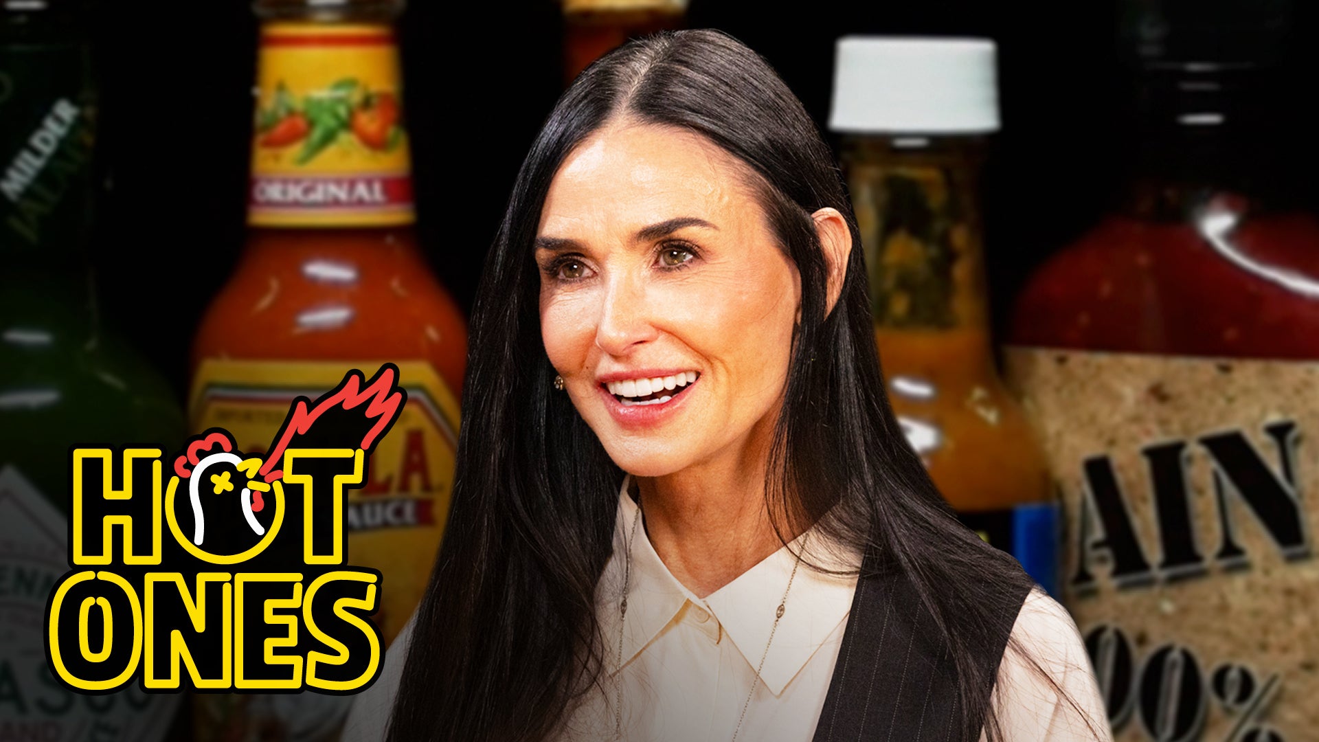 Demi Moore Celebrates Her Birthday While Eating Spicy Wings