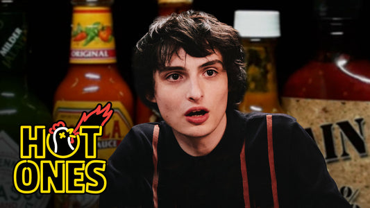 Finn Wolfhard Embraces Insanity While Eating Spicy Wings | Hot Ones