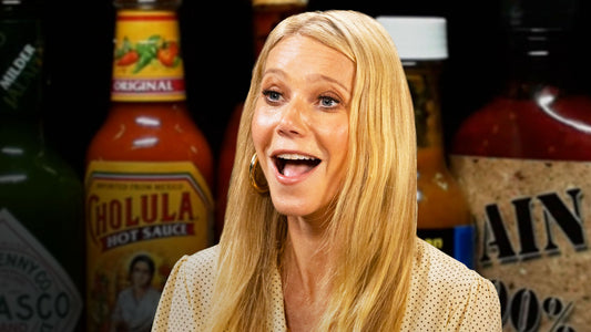 Gwyneth Paltrow Is Full of Regret While Eating Spicy Wings