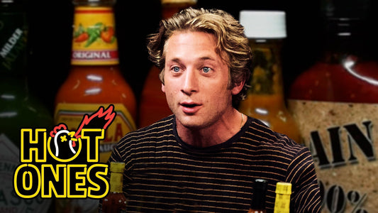 Jeremy Allen White Embraces Chaos While Eating Spicy Wings