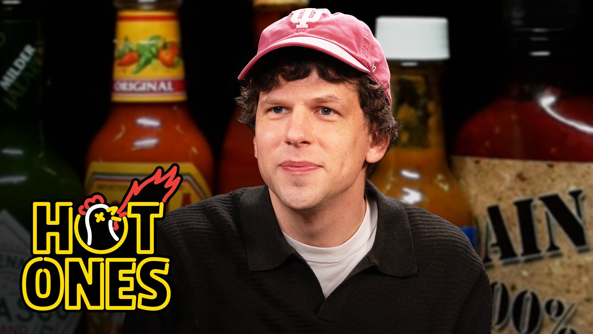 Jesse Eisenberg Defies Doctor's Orders While Eating Spicy Wings