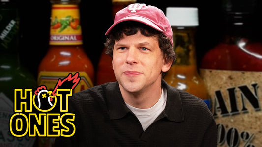 Jesse Eisenberg Defies Doctor's Orders While Eating Spicy Wings