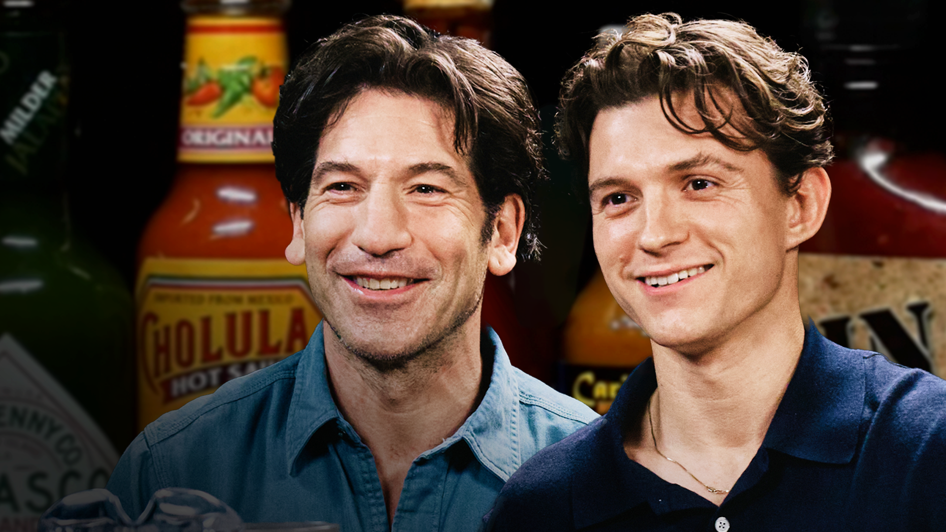 Tom Holland and Jon Bernthal Team Up While Eating Spicy Wings