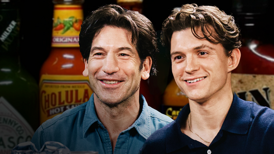 Tom Holland and Jon Bernthal Team Up While Eating Spicy Wings