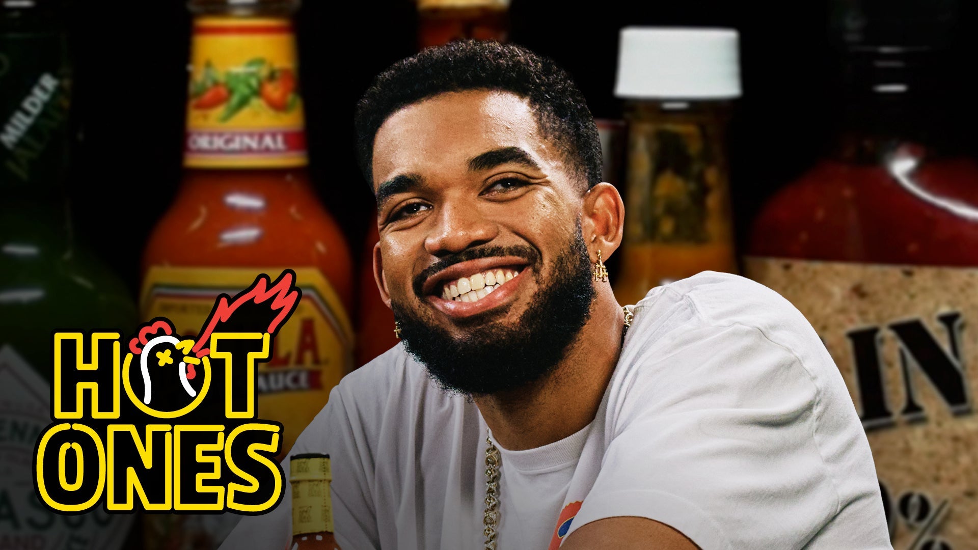 Karl-Anthony Towns Goes One on One Against Spicy Wings