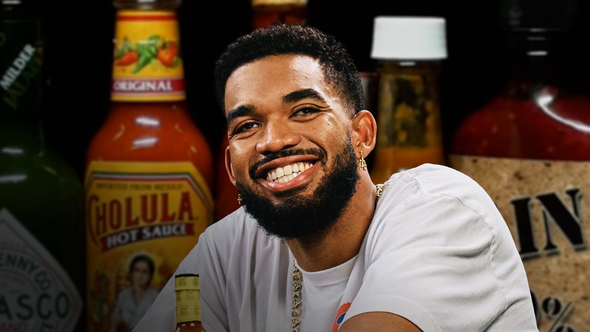 Karl-Anthony Towns Goes One on One Against Spicy Wings