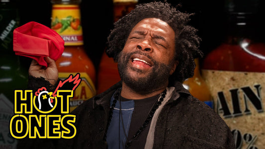 Questlove Refuses Defeat While Eating Spicy Wings