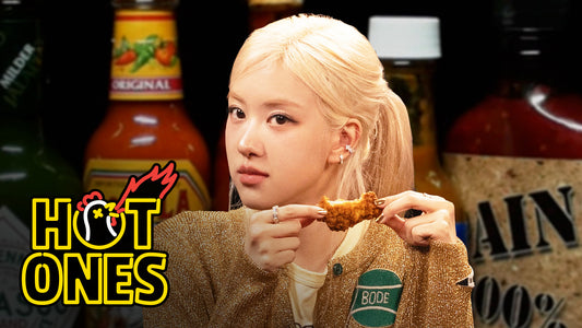 ROSÉ Needs a Stress Ball While Eating Spicy Wings