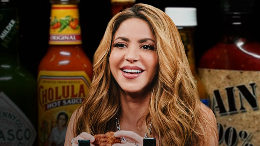 Shakira Howls Like a She-Wolf While Eating Spicy Wings