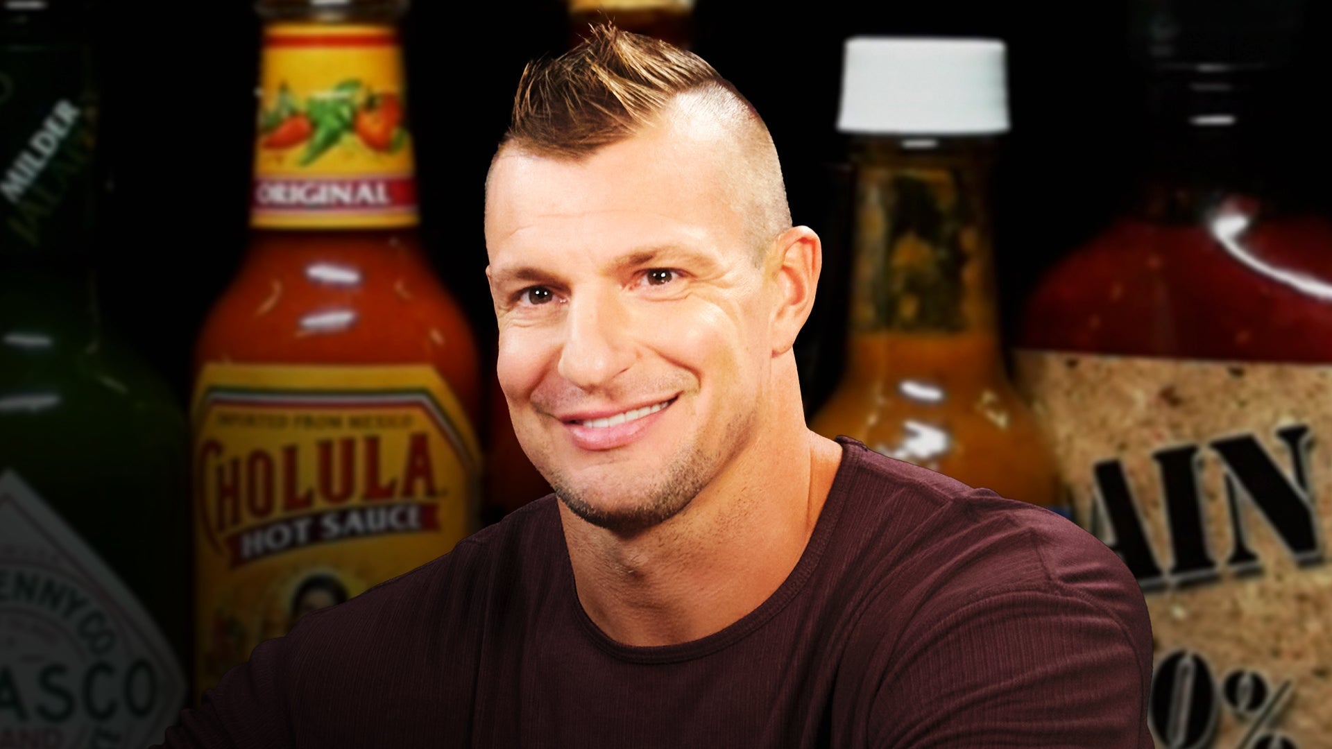 Rob Gronkowski Breaks the Gronk-O-Meter While Eating Spicy Wings