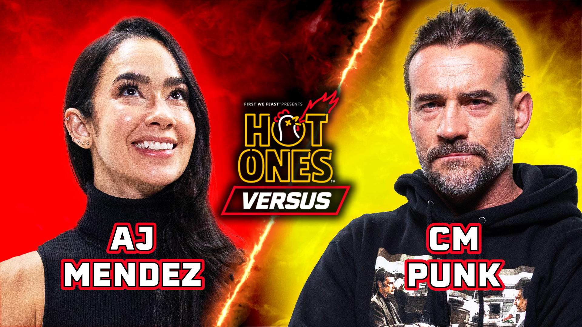 AJ Mendez vs. CM Punk | Hot Ones Versus
