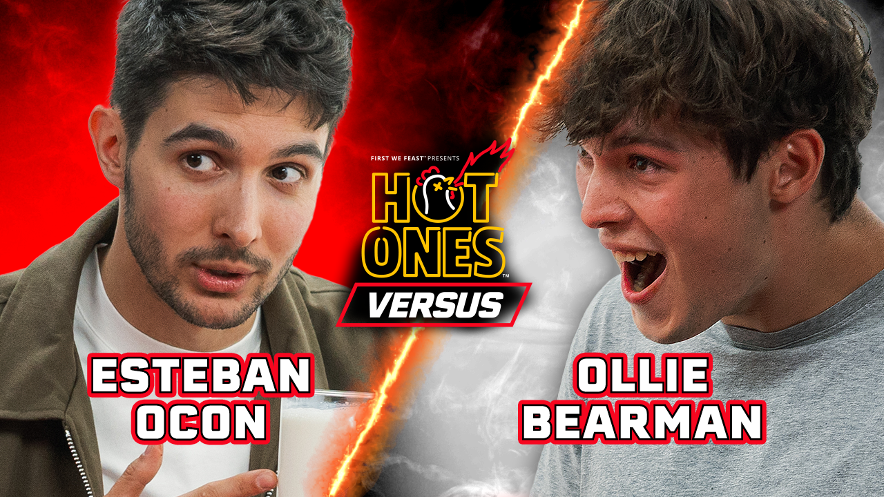 Esteban Ocon vs. Ollie Bearman | Hot Ones Versus
