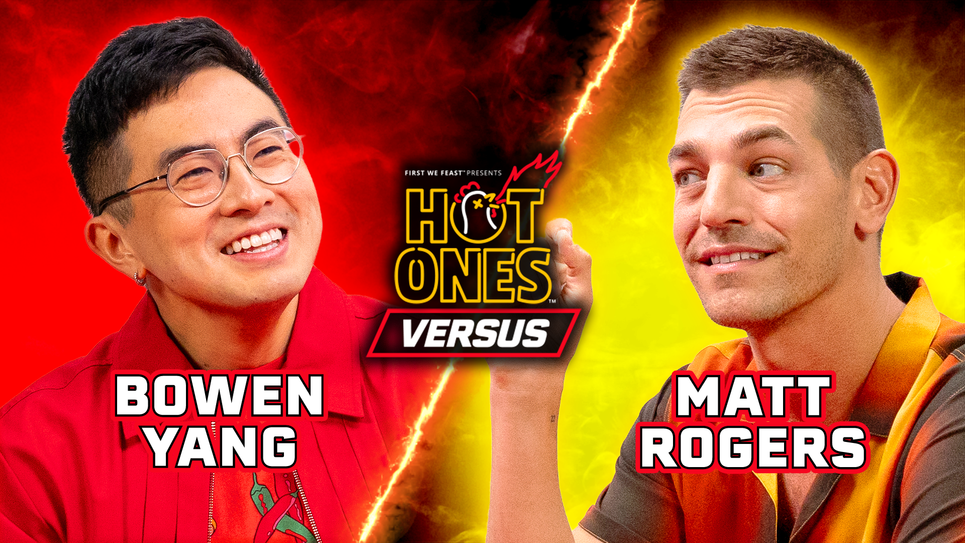 Bowen Yang vs. Matt Rogers | Hot Ones Versus
