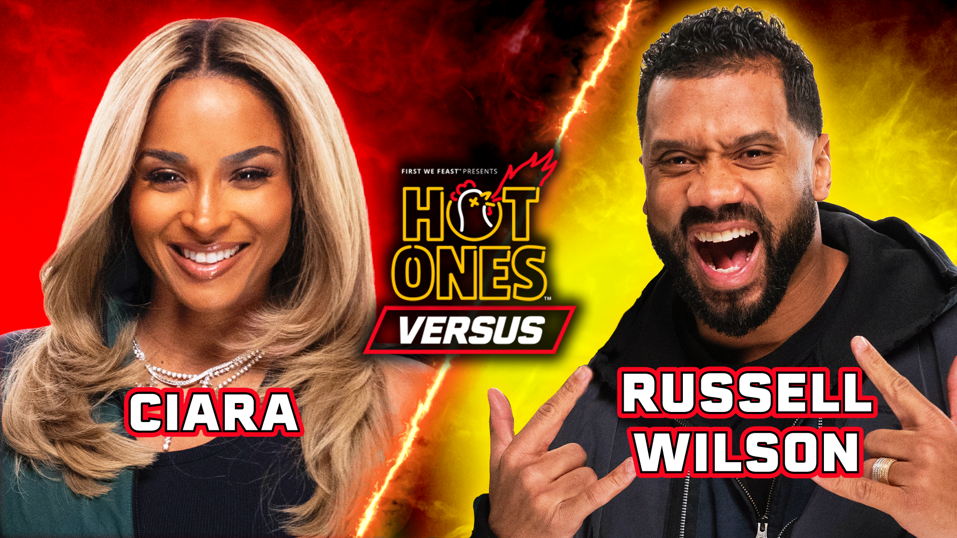 Ciara vs. Russell Wilson | Hot Ones Versus