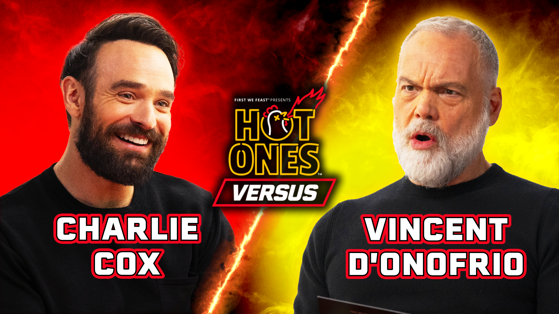 Charlie Cox vs. Vincent D'Onofrio | Hot Ones Versus