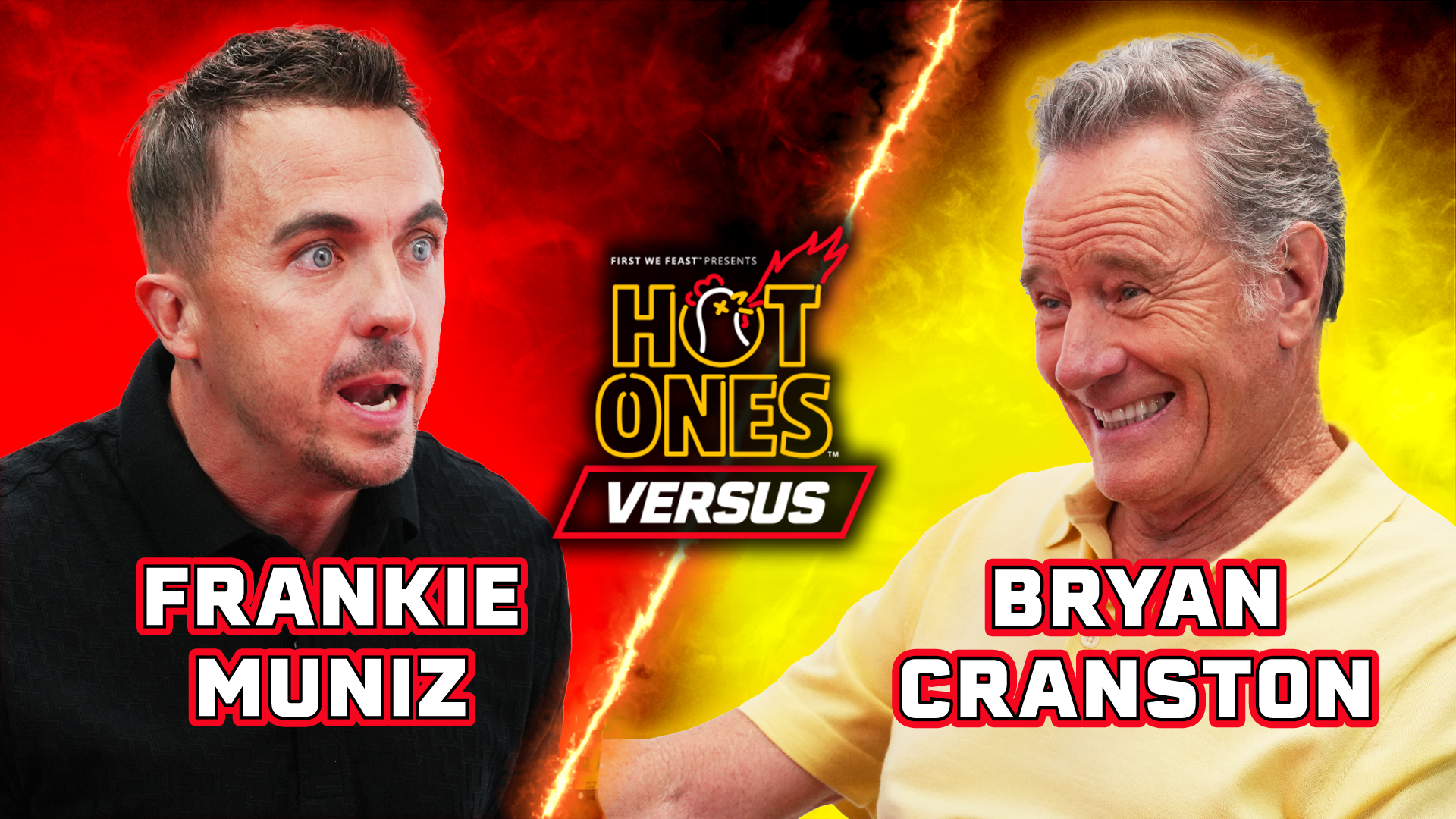 Frankie Muniz vs. Bryan Cranston | Hot Ones Versus