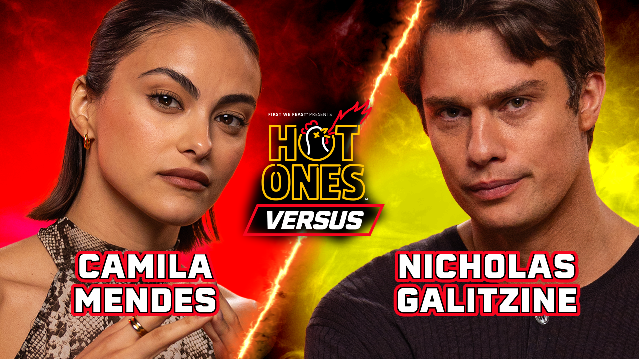 Camila Mendes vs. Nicholas Galitzine | Hot Ones Versus