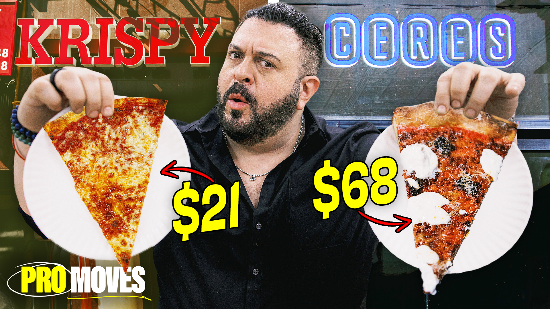 Adam Richman Eats NYC's BEST Old School & New School Pizza