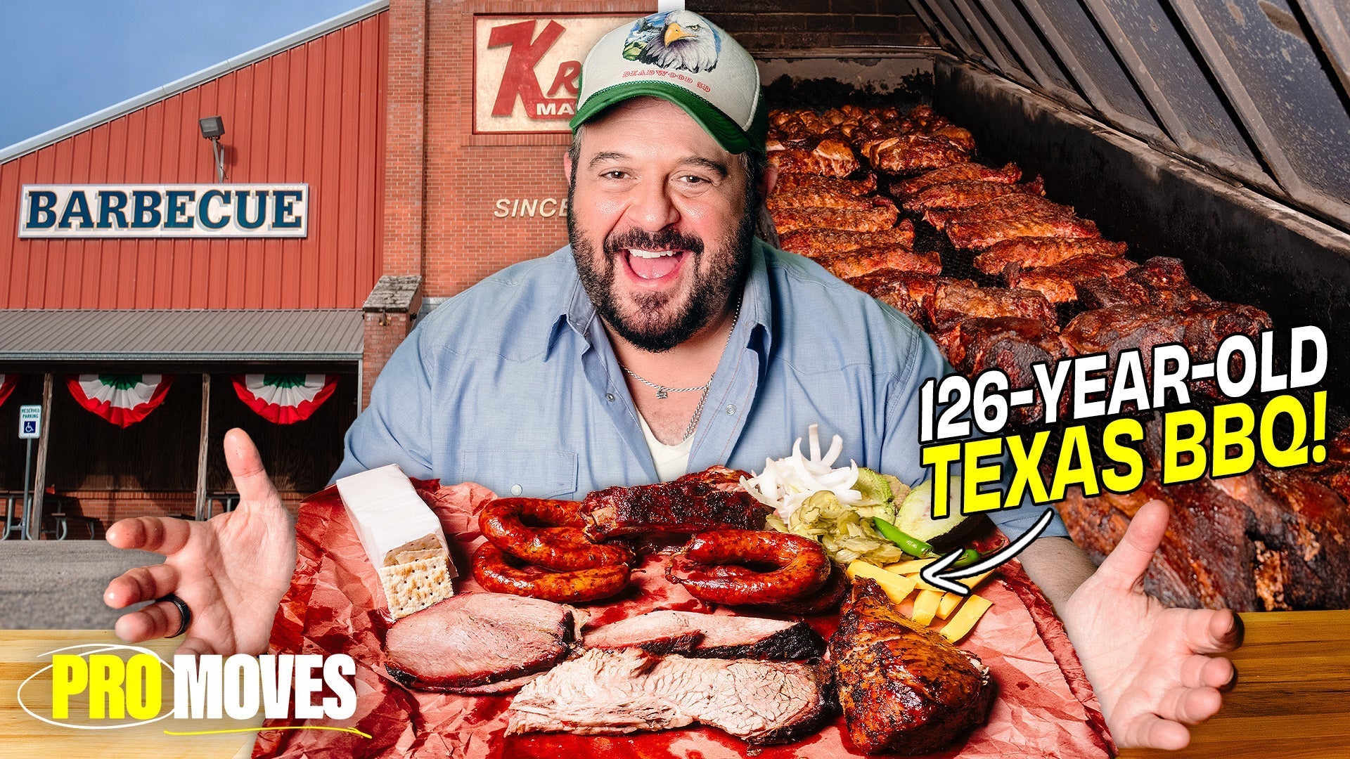 Adam Richman Eats 126-Year-Old Texas BBQ!