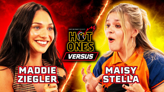 Maddie Ziegler vs. Maisy Stella | Hot Ones Versus